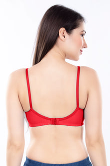 Stella Single Cup Bra | 100% Pure Cotton Wirefree Non-Padded Bra for Women | Soft Breathable Everyday Comfort Bra with Adjustable Straps