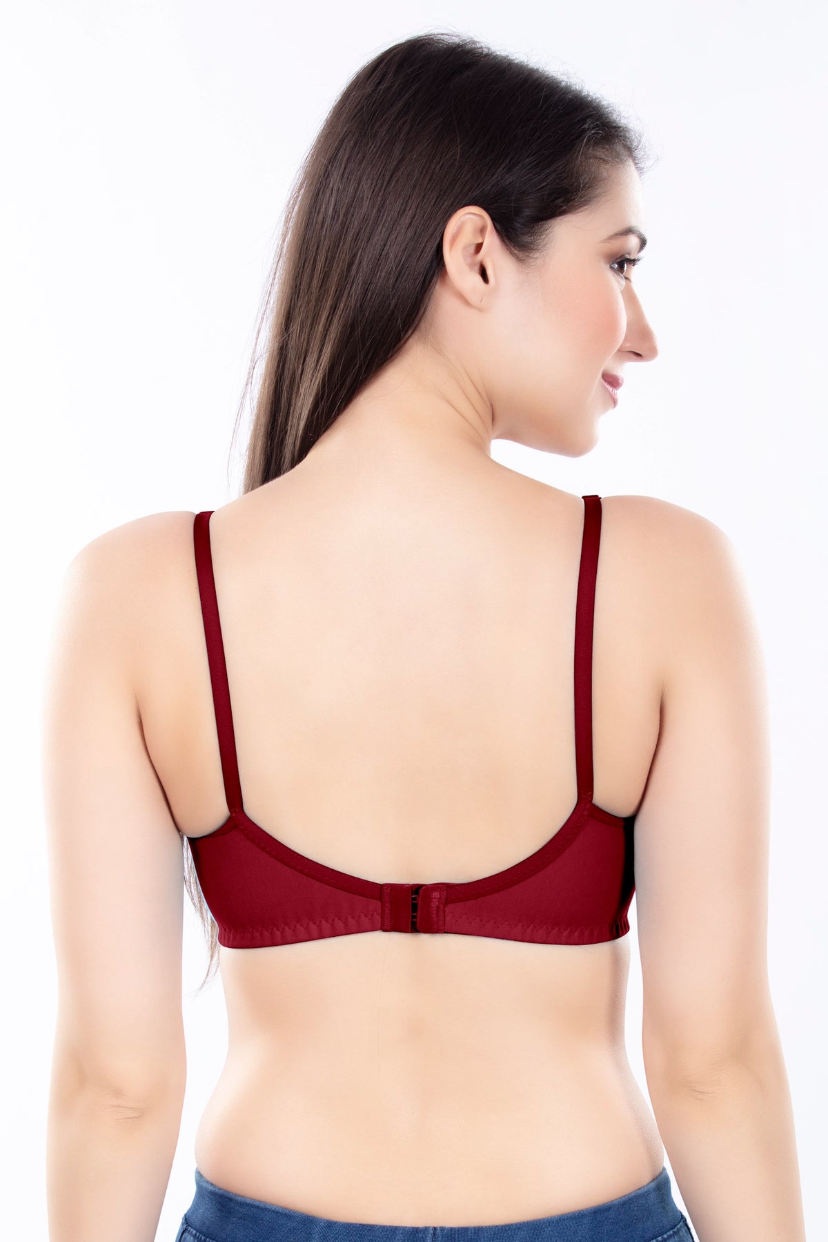 Stella Single Cup Bra | 100% Pure Cotton Wirefree Non-Padded Bra for Women | Soft Breathable Everyday Comfort Bra with Adjustable Straps