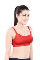 Hazel Dark Color Sports Bra