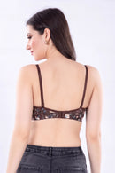 LESLIE PRINT Padded bra