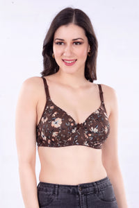 LESLIE PRINT Padded bra