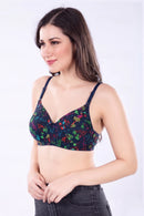 LESLIE PRINT Padded bra