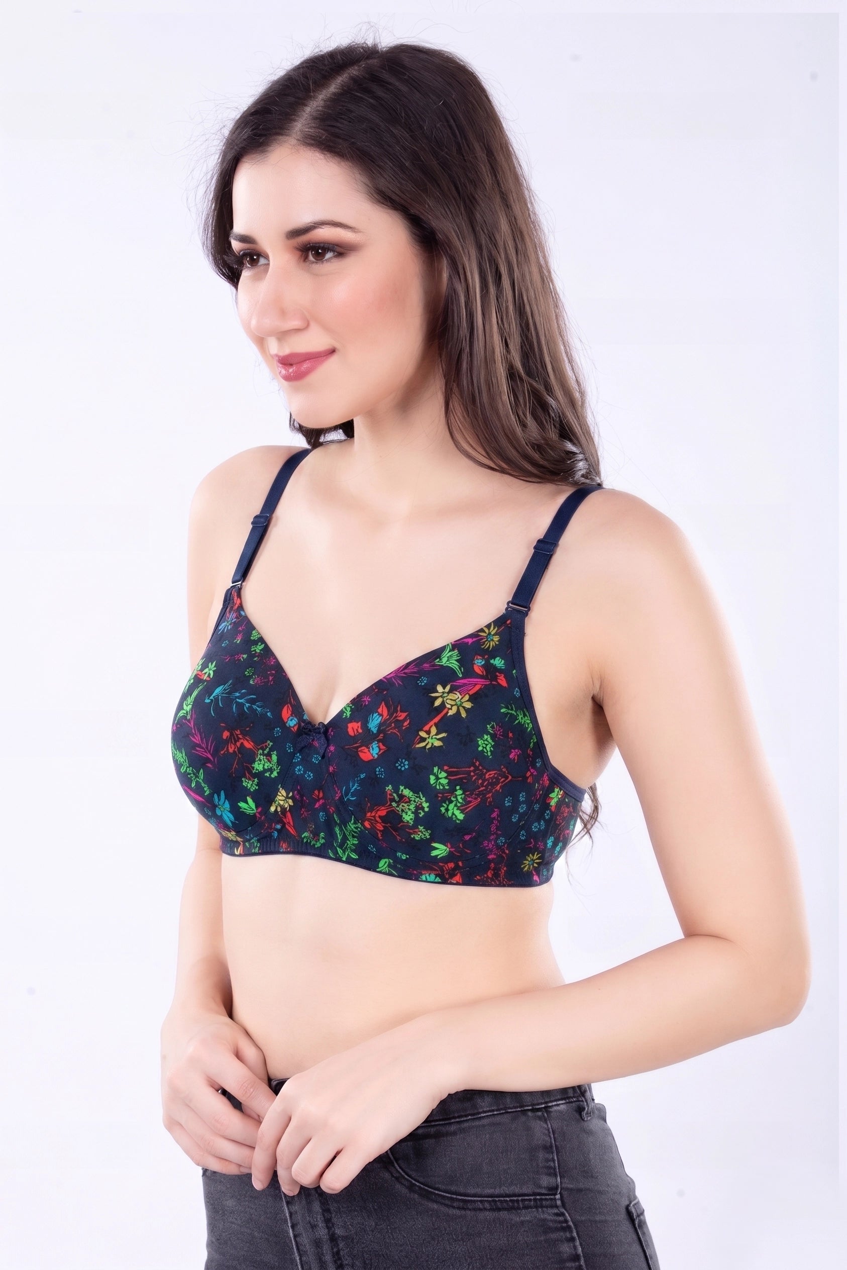 LESLIE PRINT Padded bra