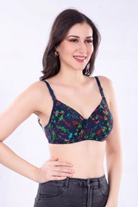 LESLIE PRINT Padded bra