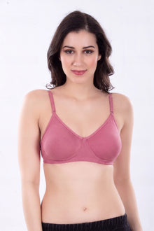 Nilani Full Coverage Seamless Molded Bra | Non-Padded Wirefree Soft Fabric Everyday Innerwear with Adjustable Straps for Women | No Show Seams Under Tight Tops, Kurtis & T-Shirts