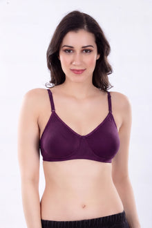 Nilani Full Coverage Seamless Molded Bra | Non-Padded Wirefree Soft Fabric Everyday Innerwear with Adjustable Straps for Women | No Show Seams Under Tight Tops, Kurtis & T-Shirts