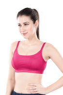 Hazel Dark Color Sports Bra
