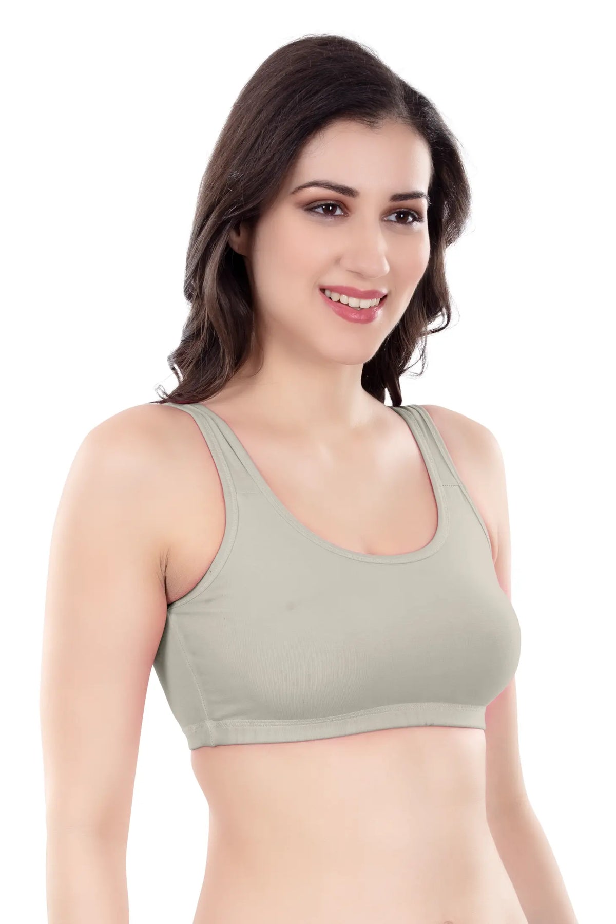 Evely Sports Bra | Women's Non-Padded Wirefree  Bra | Ideal for Gym | Yoga | Walking & Everyday Casual Wear | Super Soft & Maximum Support | Full Coverage Bra