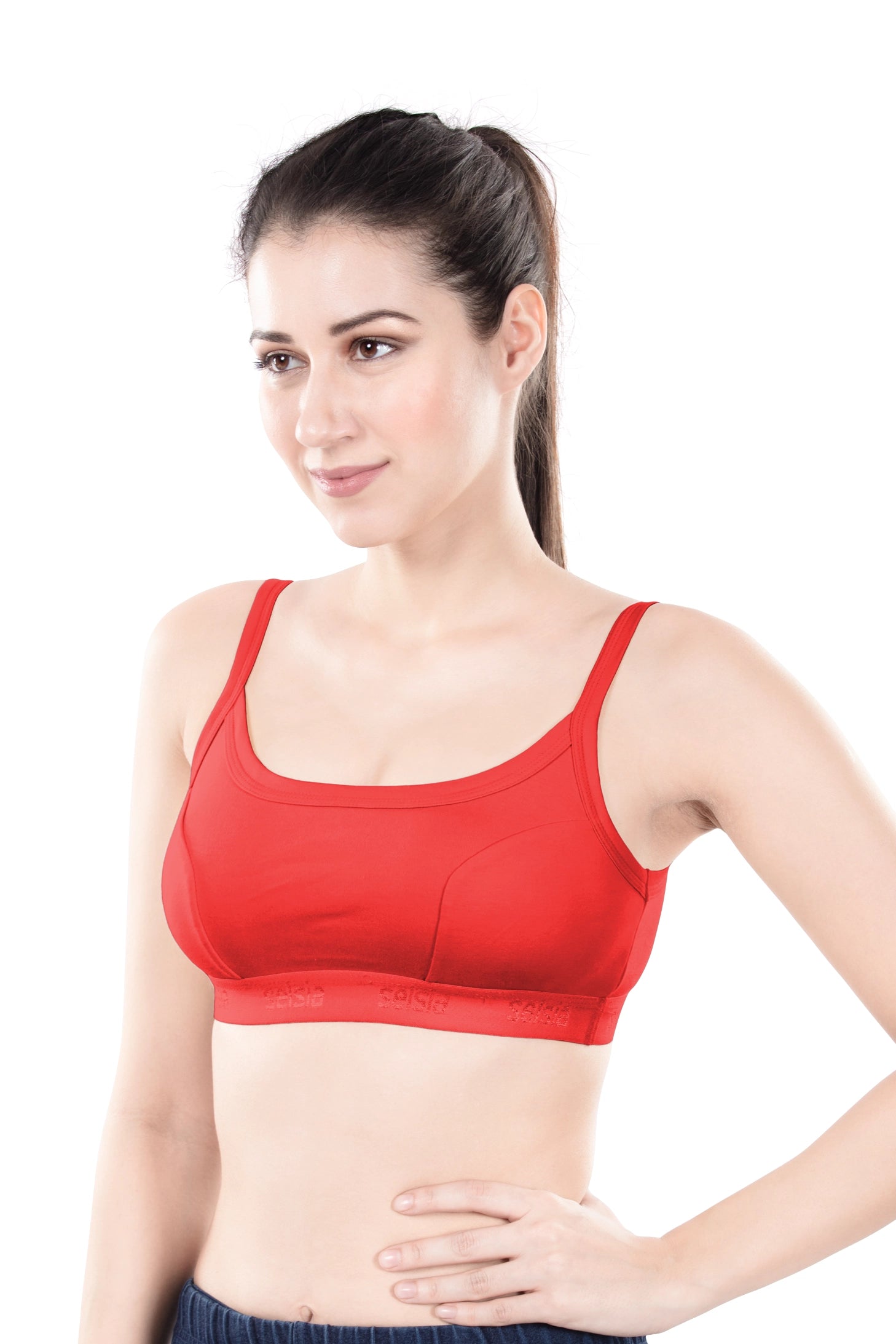 Hazel Dark Color Sports Bra