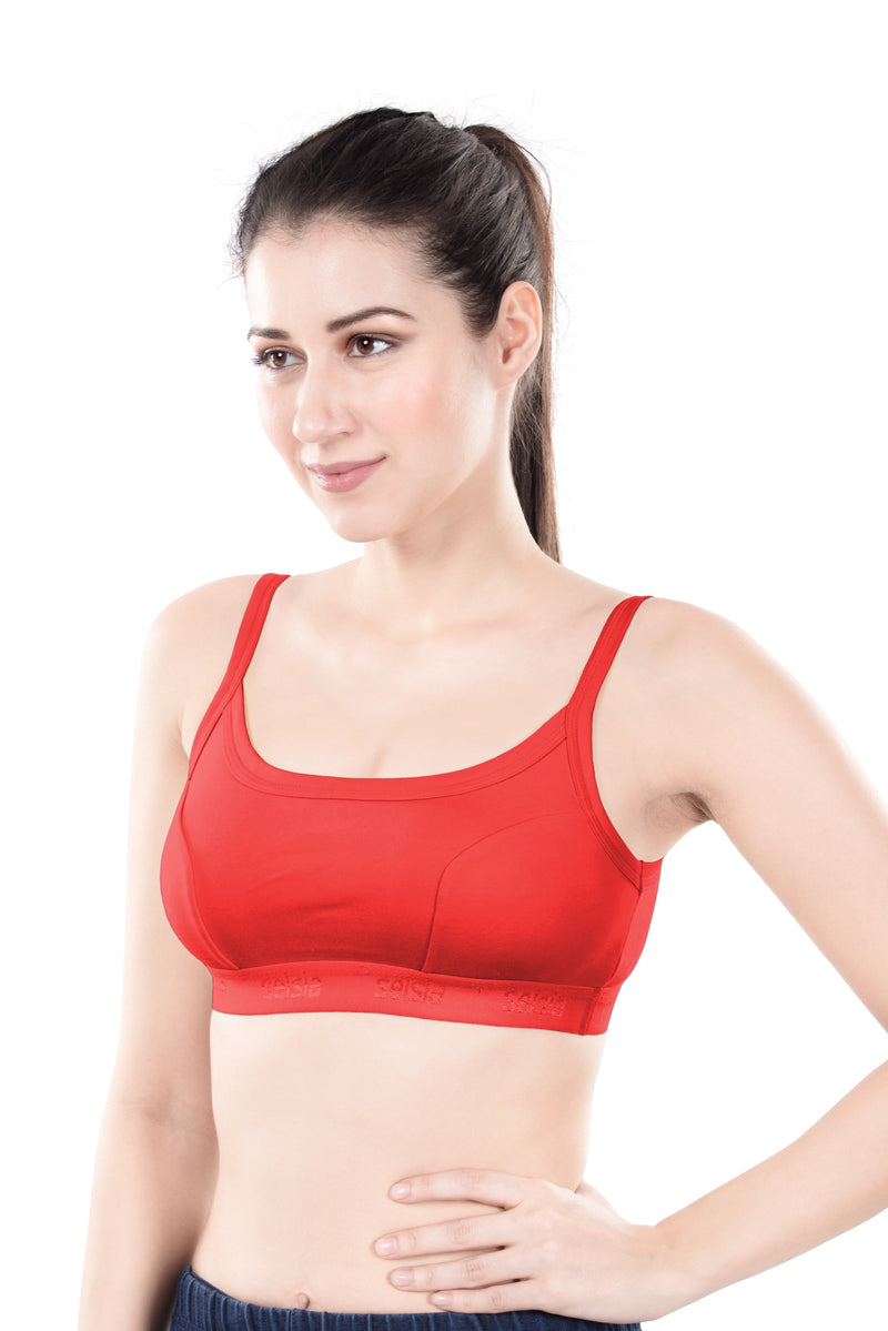 Hazel Dark Color Sports Bra