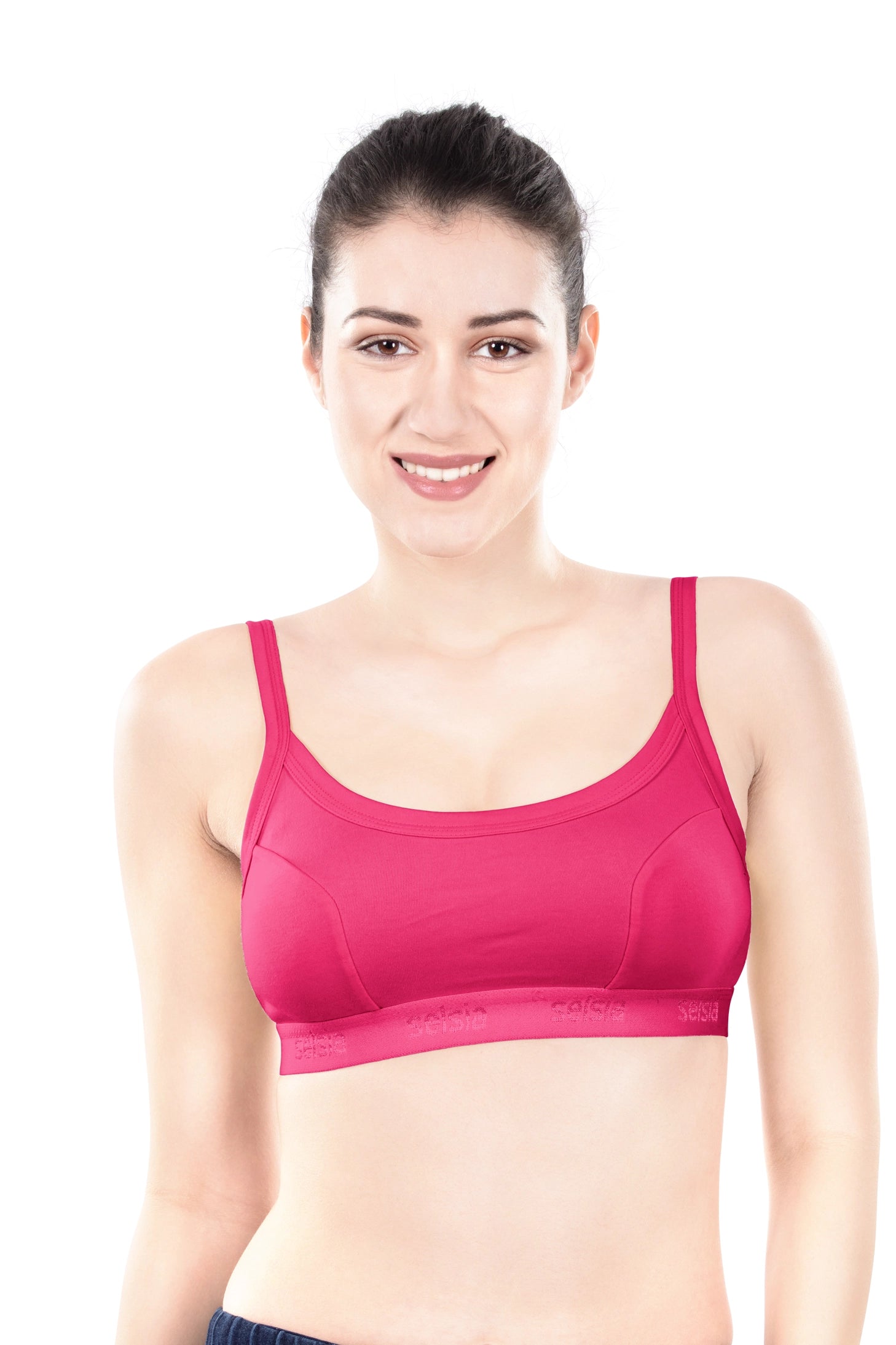 Hazel Dark Color Sports Bra
