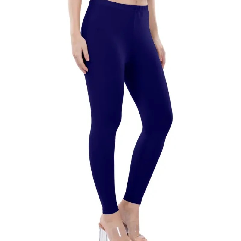 Royal Blue Color Ankle Leggings