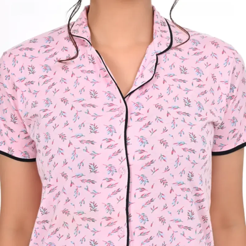 Rose Color Pyjama Set