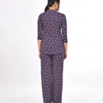 Dark Grey Color Pyjama Set